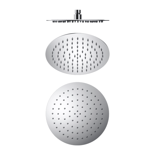 250mm Round Stainless Steel Shower Head 4 Star Rating Chrome (NR507036CH)