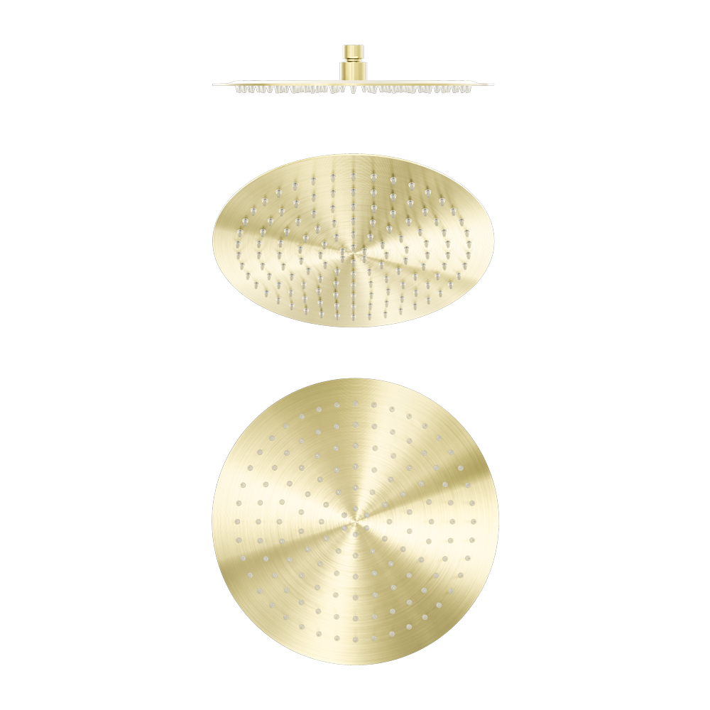 Zen SS316L 300mm Round Shower Head Brushed Gold (NR508041BG)