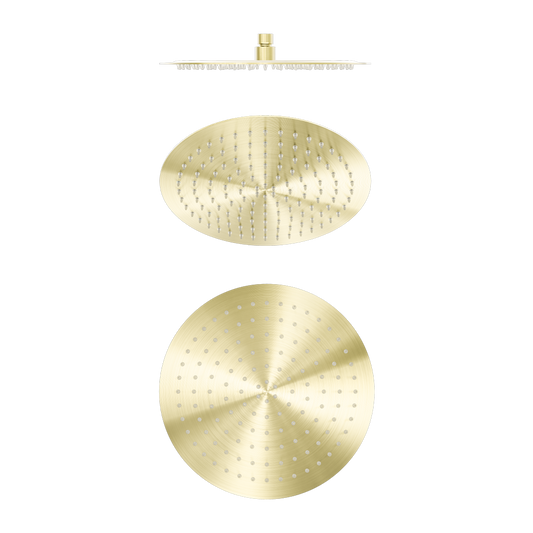 Zen SS316L 300mm Round Shower Head Brushed Gold (NR508041BG)