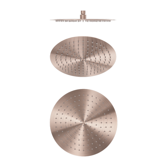 Zen SS316L 300mm Round Shower Head Brushed Bronze (NR508041BZ)