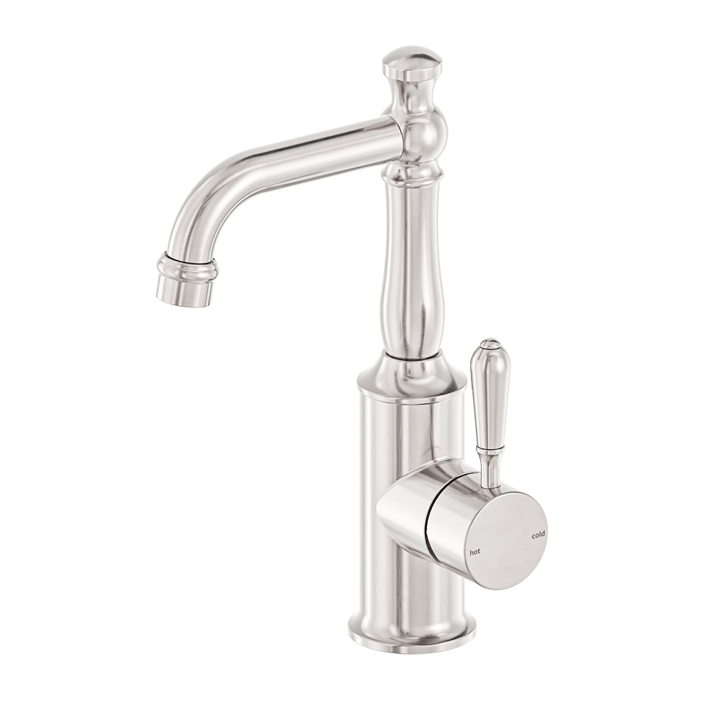 York Basin Mixer With Metal Lever Brushed Nickel (NR69210102BN)