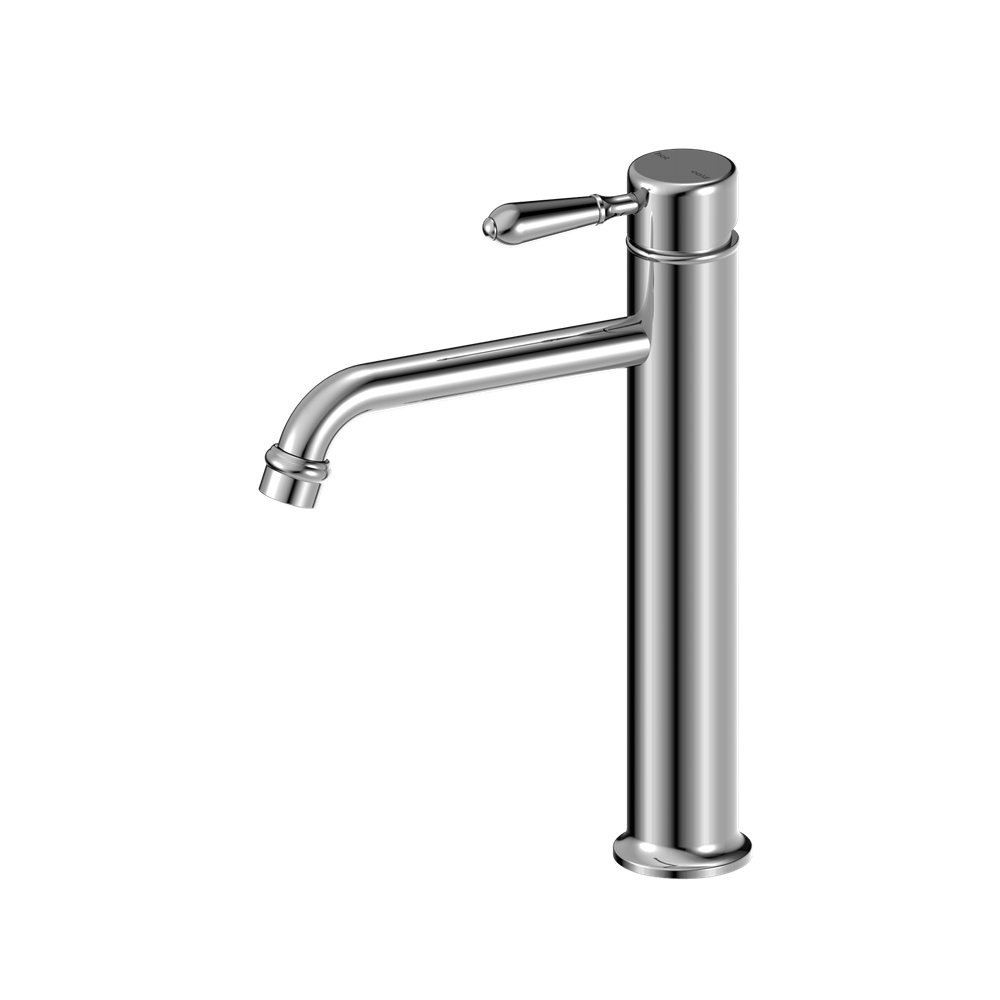 YORK STRAIGHT TALL BASIN MIXER WITH METAL LEVER CHROME (NR692101a02CH)