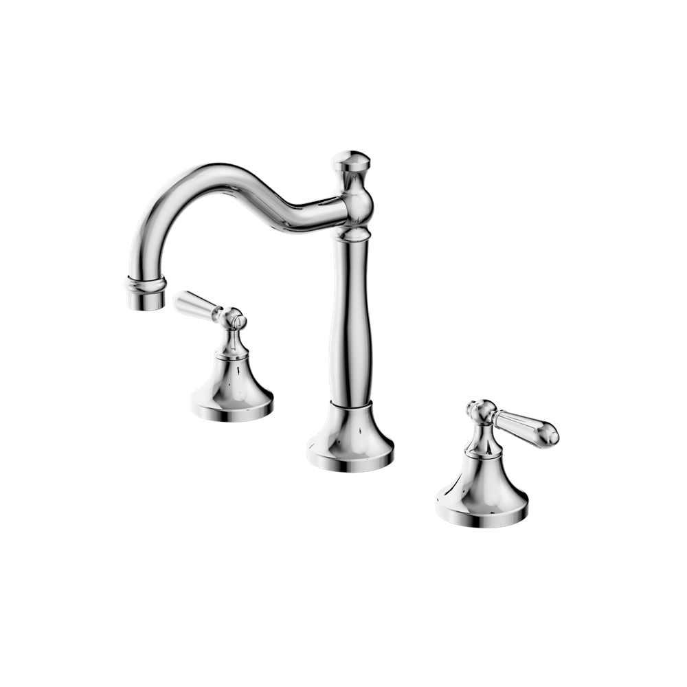 YORK BASIN SET WITH METAL LEVER CHROME (NR692102a02CH)