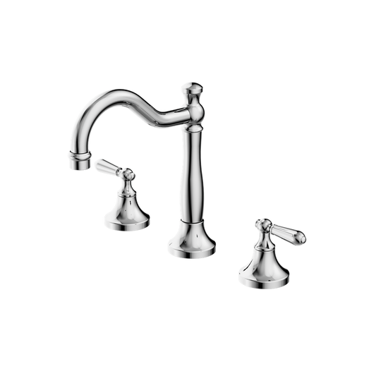 YORK BASIN SET WITH METAL LEVER CHROME (NR692102a02CH)