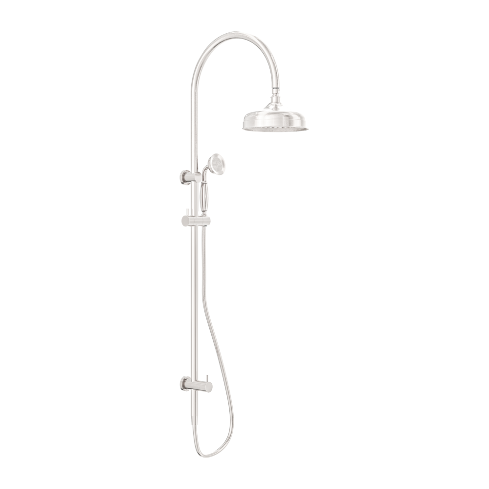 York Twin Shower With Metal Hand Shower Brushed Nickel (NR69210502BN)