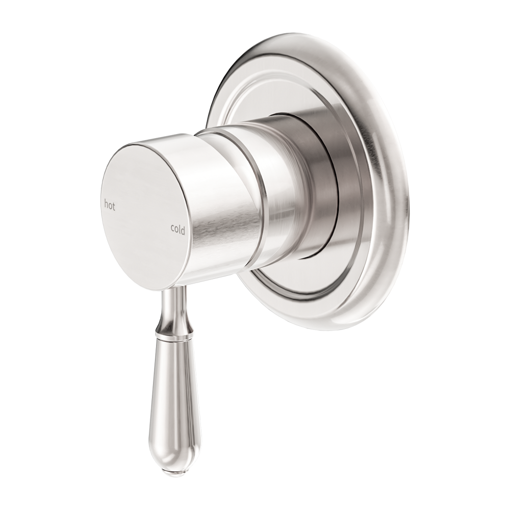 York Shower Mixer With Metal Lever Brushed Nickel (NR69210902BN)