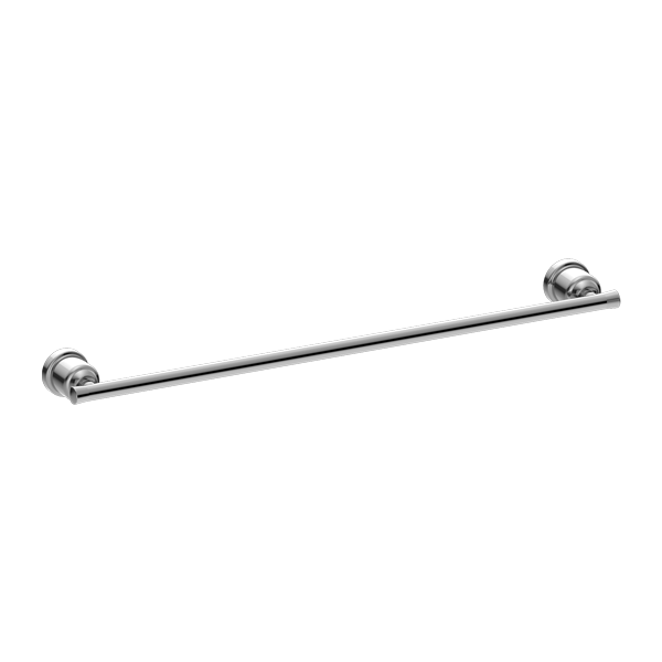 YORK SINGLE TOWEL RAIL 600MM CH (NR6924CH)