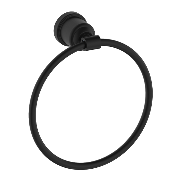 YORK TOWEL RING MATTE BLACK (NR6980MB)