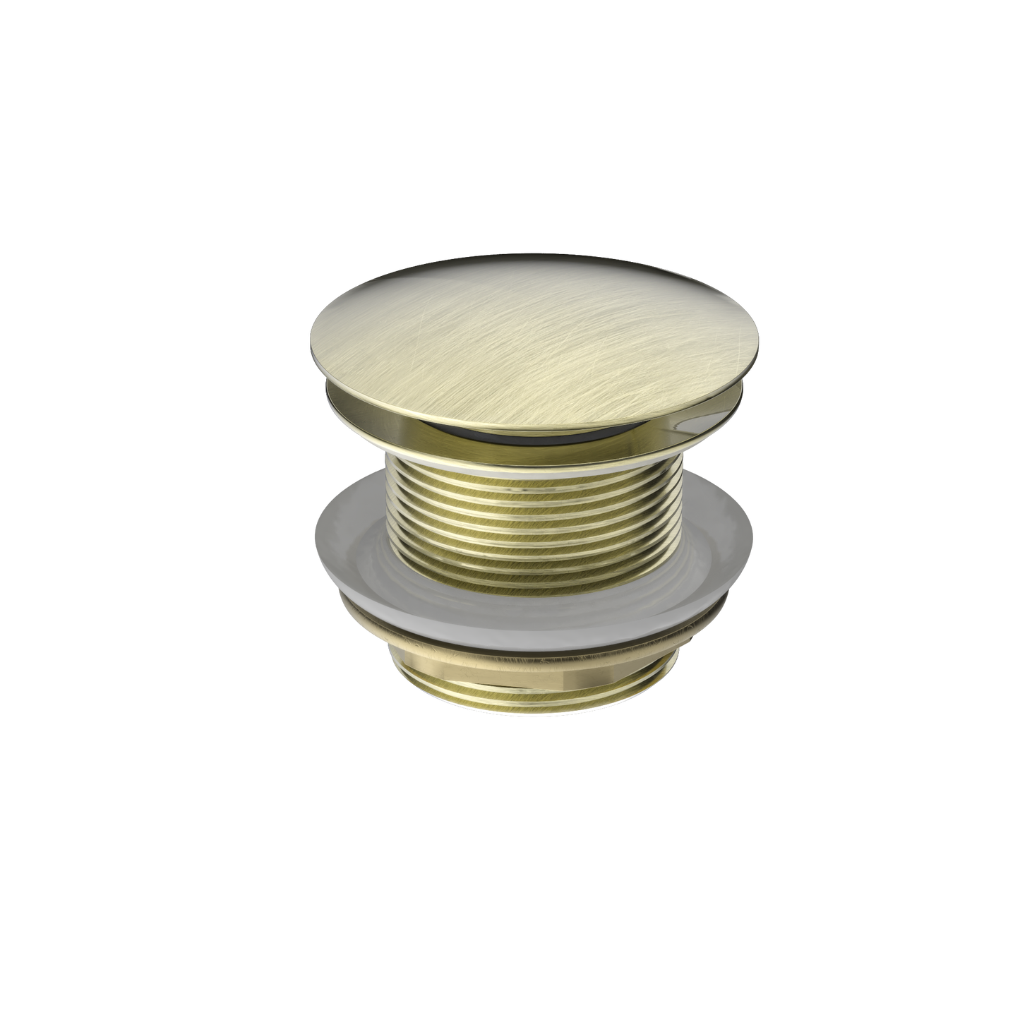 40MM BATH POP-UP PLUG WITH REMOVABLE WASTE NO OVERFLOW AGED BRASS (NRA707AB)