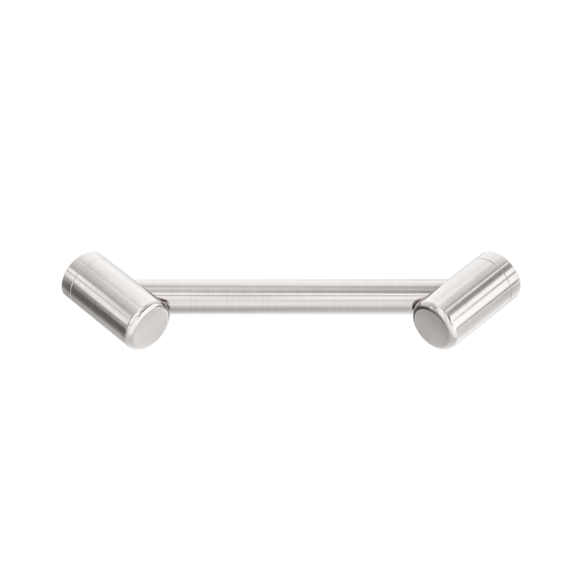 MECCA CARE 25MM FOOTREST CORNER GRAB RAIL 215MM BRUSHED NICKEL (NRCR2508WBN)