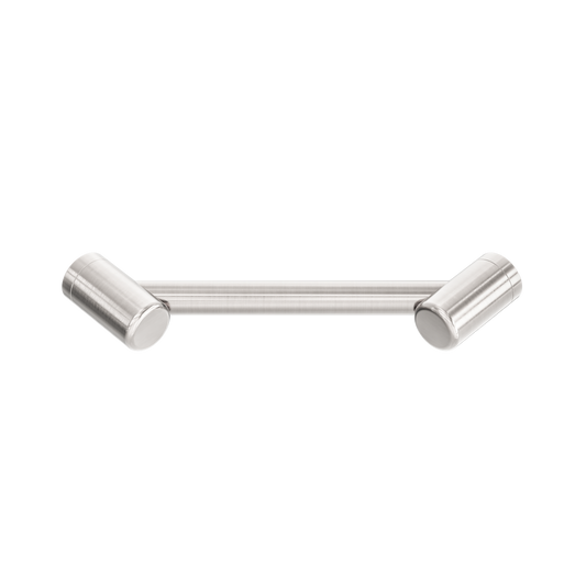 MECCA CARE 25MM FOOTREST CORNER GRAB RAIL 215MM BRUSHED NICKEL (NRCR2508WBN)