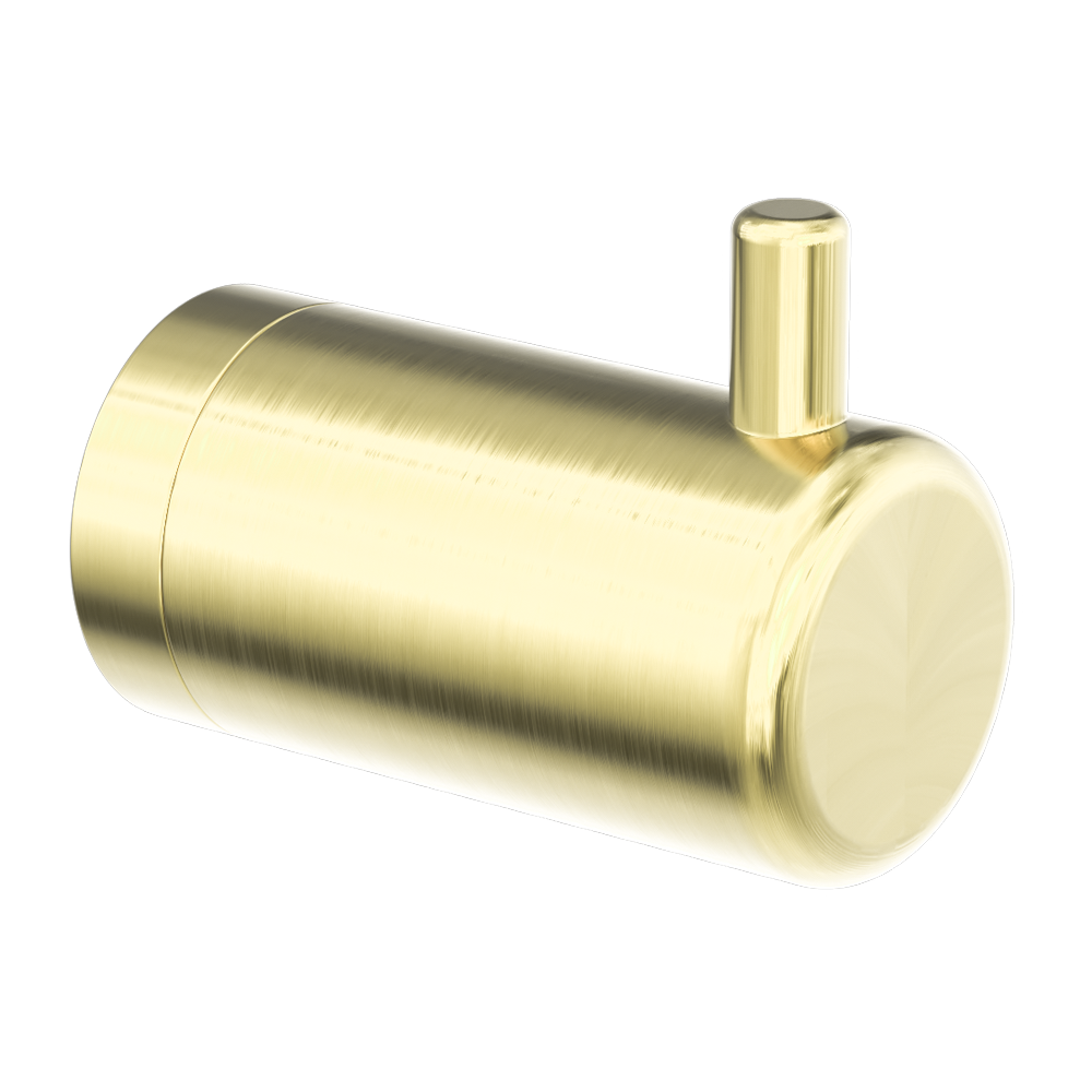 MECCA CARE 25MM WALL HOOK BRUSHED GOLD (NRCR2582BG)