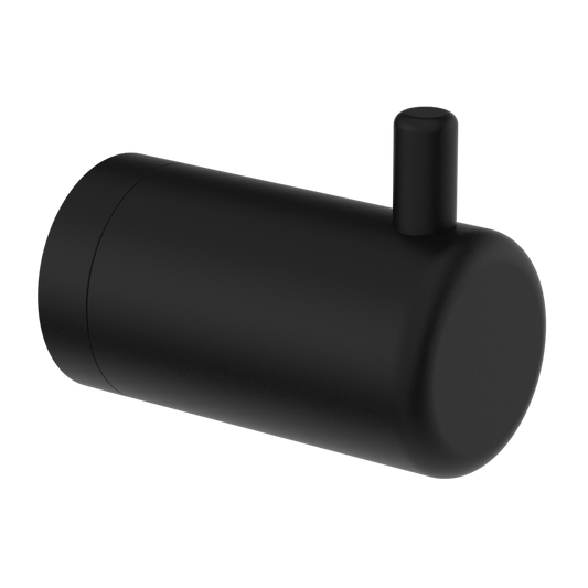 MECCA CARE 25MM WALL HOOK MATTE BLACK (NRCR2582MB)