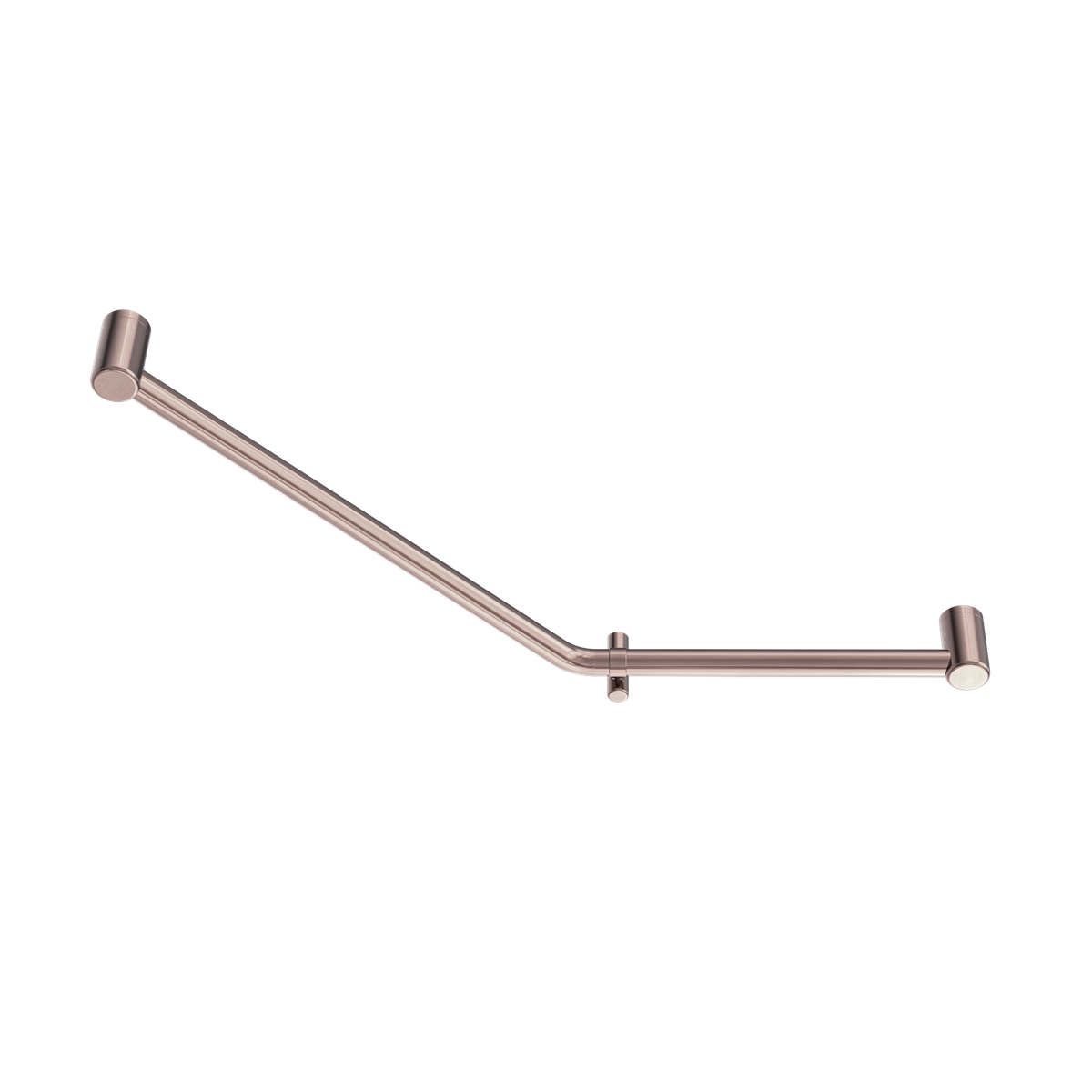 MECCA CARE 32MM AMBULANT 45 DEGREE BENT TUBE GRAB RAIL 450X650MM BRUSHED BRONZE (NRCR3245DBZ)