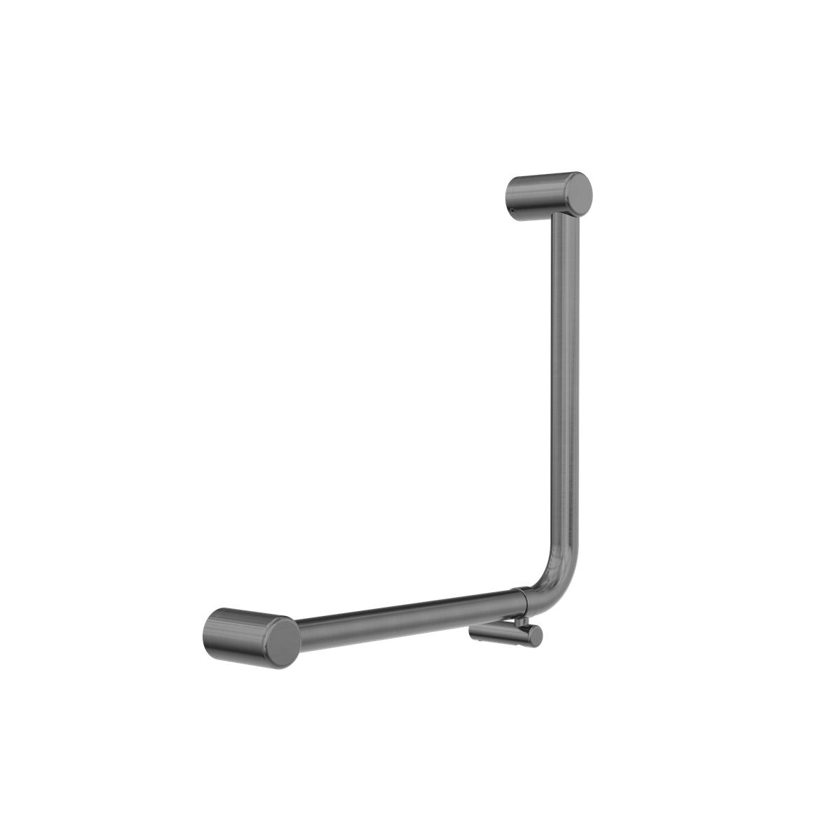 MECCA CARE 32MM AMBULANT 90 DEGREE BENT TUBE GRAB RAIL 450X450MM GUN METAL (NRCR3290DGM)