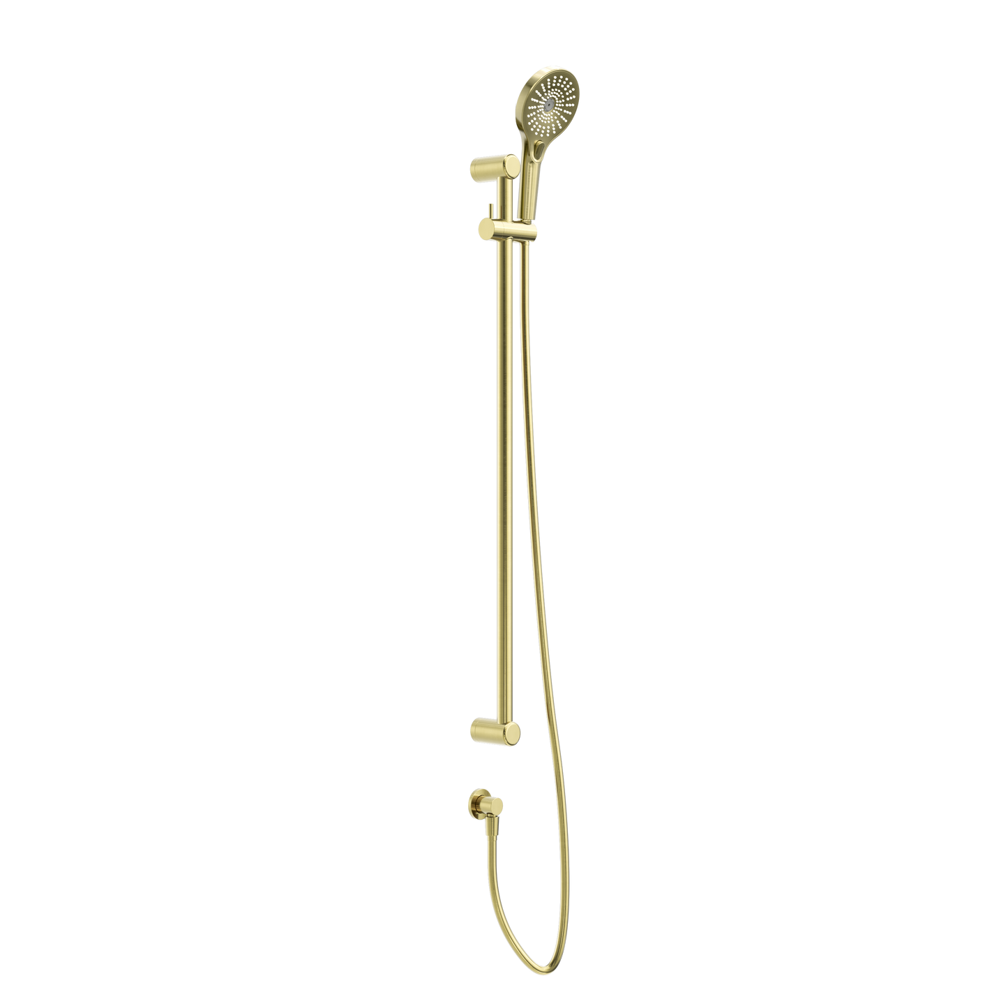 MECCA CARE 25MM GRAB RAIL AND ADJUSTABLE SHOWER RAIL SET 900MM BRUSHED GOLD (NRCS004BG)