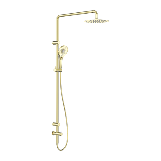 Mecca Care 25mm Grab Rail 900mm Twin Shower Set Brushed Gold (NRCS007BG)