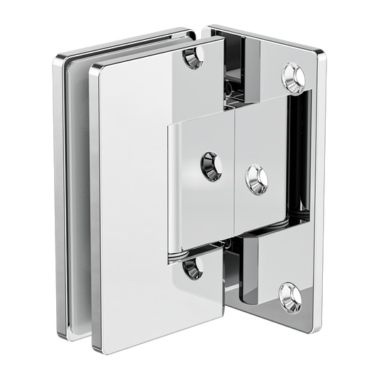 90 Degree Glass To Wall Shower Hinge 10mm Glass Chrome (NRSH101aCH)