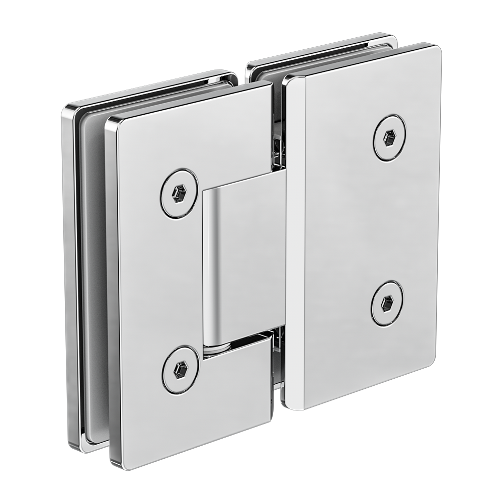 180 Degree Glass To Glass Shower Hinge 10mm Glass Chrome (NRSH102aCH)