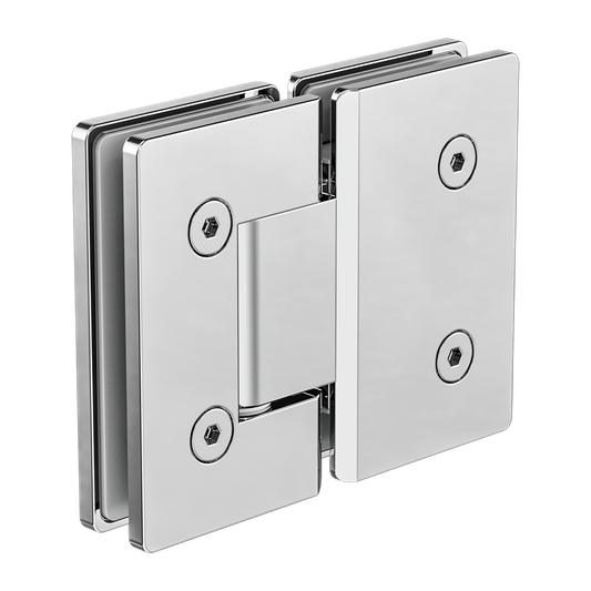 180 Degree Glass To Glass Shower Hinge 10mm Glass Chrome (NRSH102aCH)