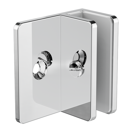 Shower F Bracket 10mm Glass Chrome (NRSH202aCH)