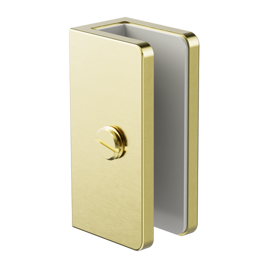 Shower U Bracket 10mm Glass Brushed Gold (NRSH203aBG)