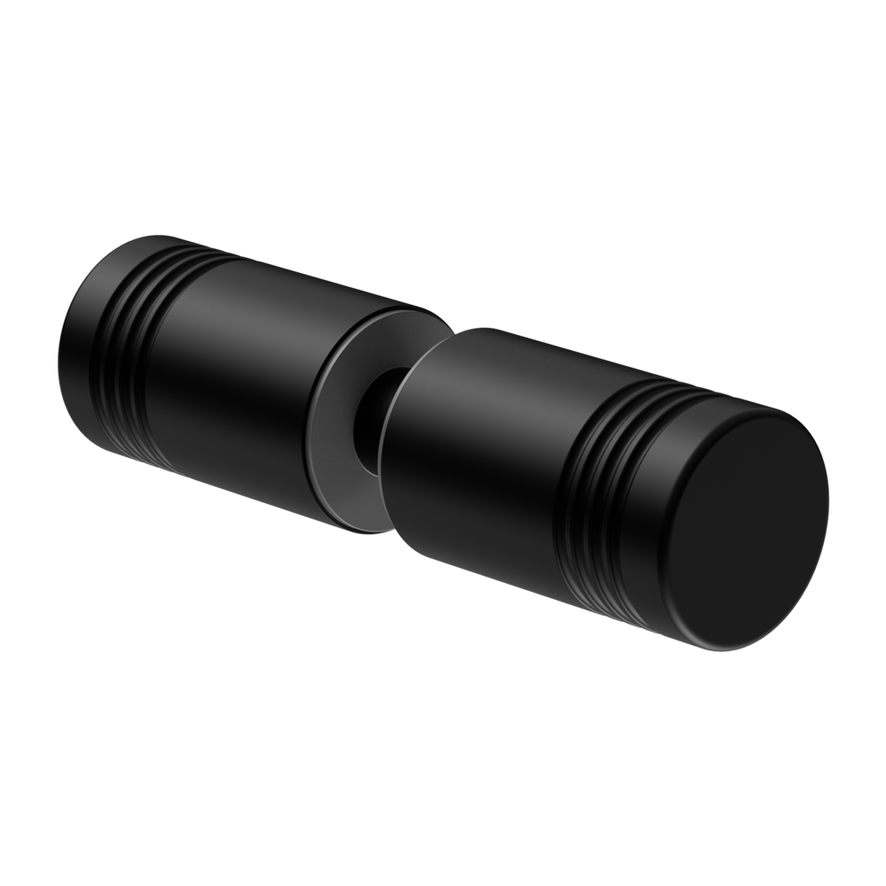 Round Shower Knob Matte Black (NRSH301aMB)