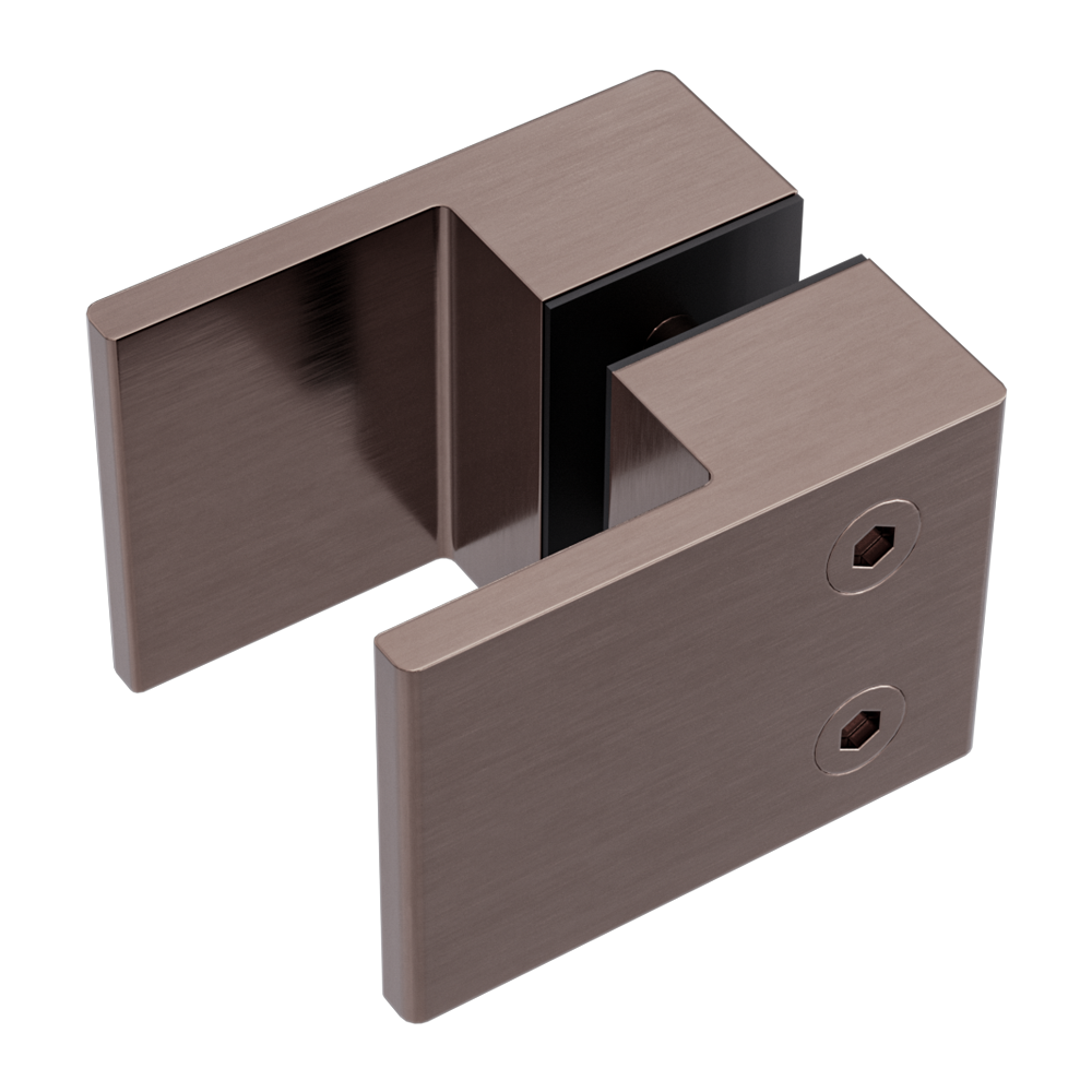 SQUARE SHOWER KNOB HANDLE BRUSHED BRONZE (NRSH302BZ)