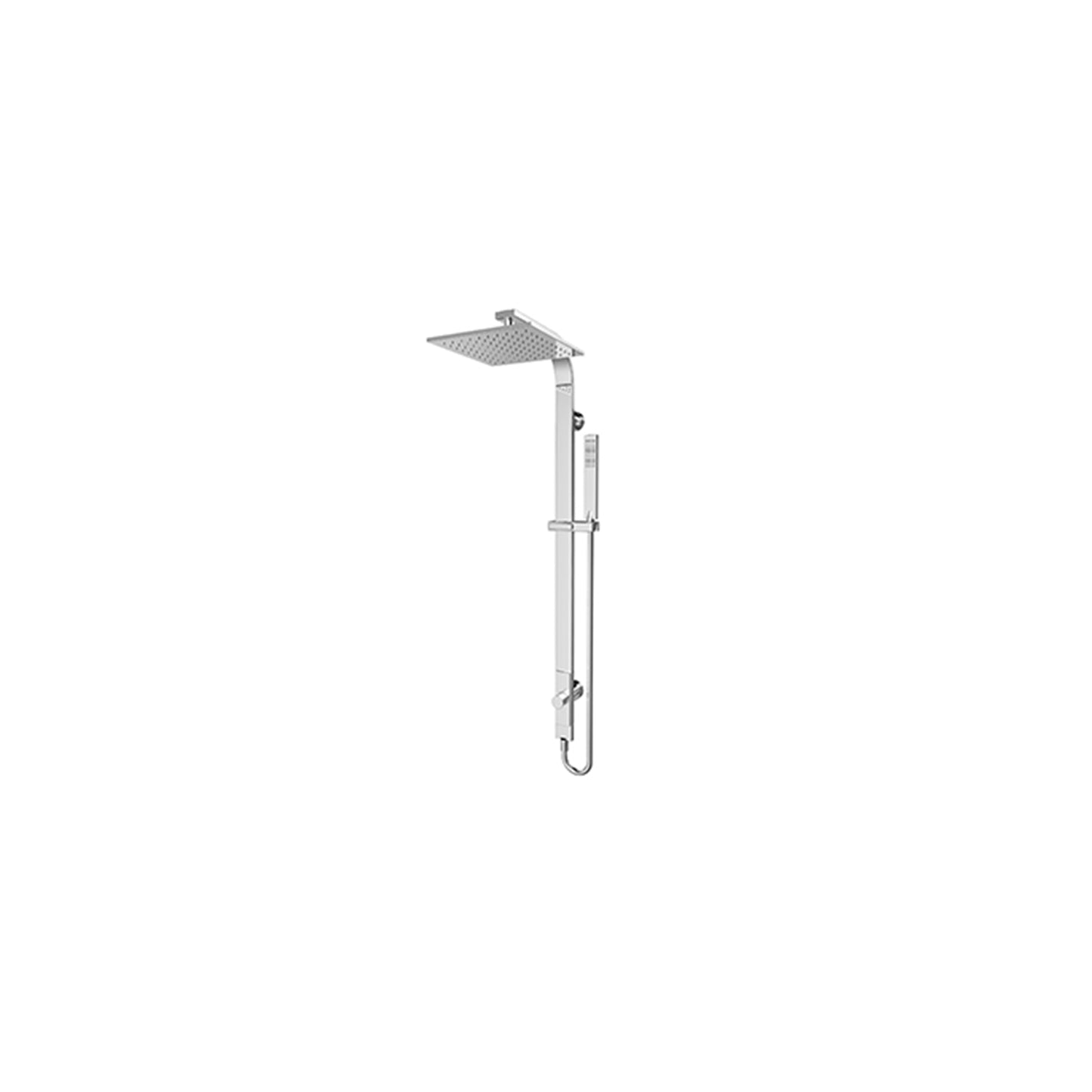 RAIN SQUARE SHOWER SET CH (SINGLE HOSE) (NR281305cCH)